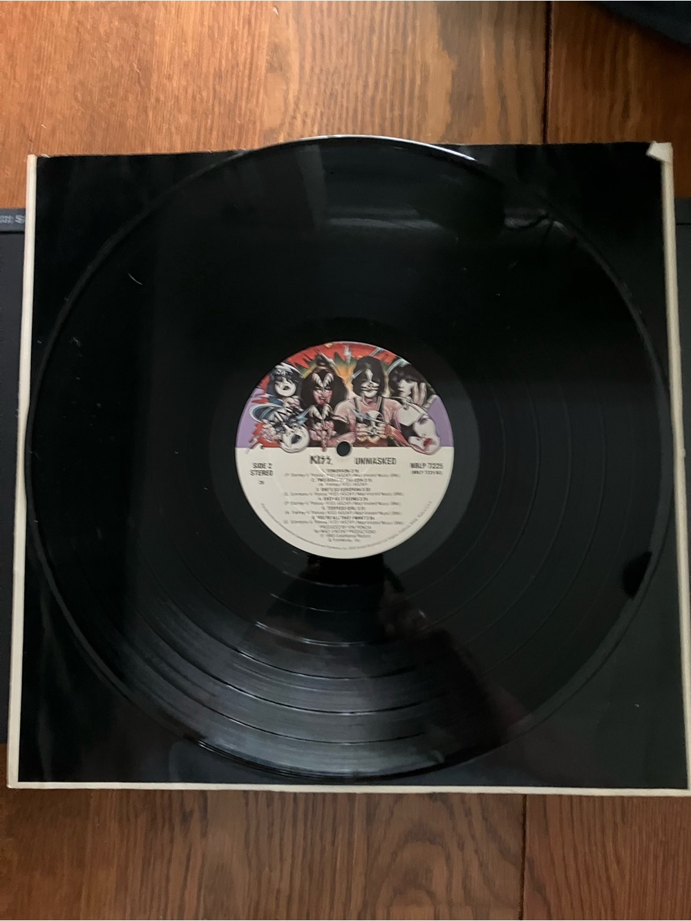 Vintage 1980 KISS “Unmasked” Vinyl #NBLP 7225 First Pressing Casablanca Record - Picture 5 of 11